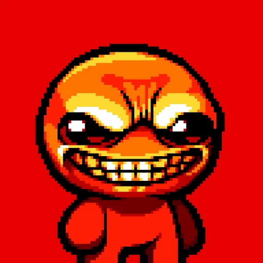Стикер из набора Isaac is Incredible | @windokistickers для Телеграм: Статические 😡
