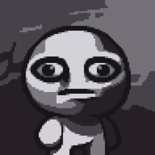 Стикер из набора Isaac is Incredible | @windokistickers для Телеграм: Статические 😐