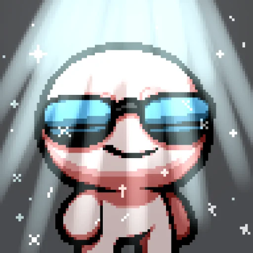 Стикер из набора Isaac is Incredible | @windokistickers для Телеграм: Статические 😎