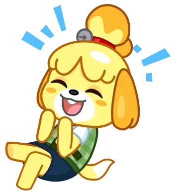 Стикерпак Isabelle для Телеграм: Анимированные