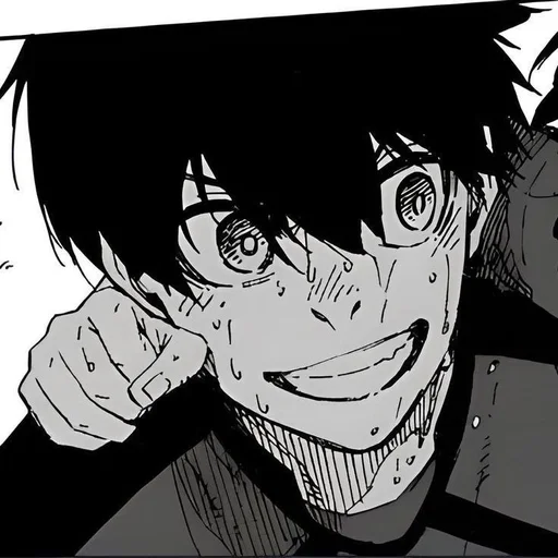 Стикер из набора 凪 誠士郎_x_潔 世 :: @fStikBot для Телеграм: Статические 🌟