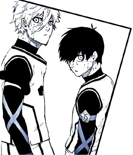 Стикер из набора 凪 誠士郎_x_潔 世 :: @fStikBot для Телеграм: Статические 🌟