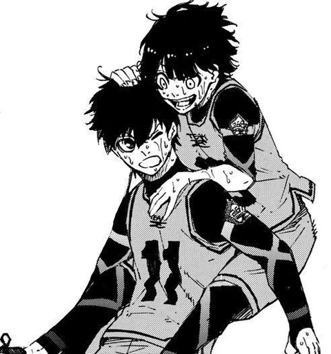 Стикер из набора 凪 誠士郎_x_潔 世 :: @fStikBot для Телеграм: Статические 🌟