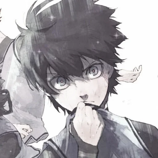 Стикер из набора 凪 誠士郎_x_潔 世 :: @fStikBot для Телеграм: Статические 🌟