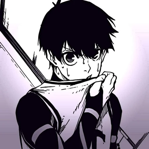 Стикер из набора 凪 誠士郎_x_潔 世 :: @fStikBot для Телеграм: Статические 🌟