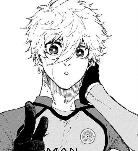 Стикер из набора 凪 誠士郎_x_潔 世 :: @fStikBot для Телеграм: Статические 🌟