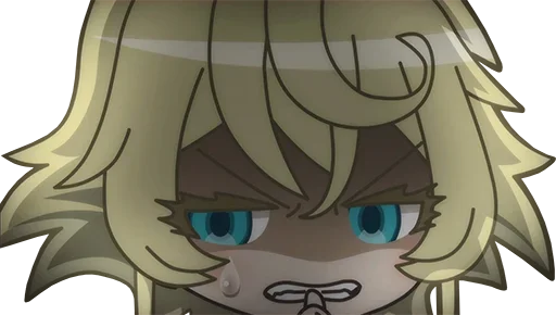 Стикер из набора Isekai Quartet - @Otakuzdream для Телеграм: Статические 😡