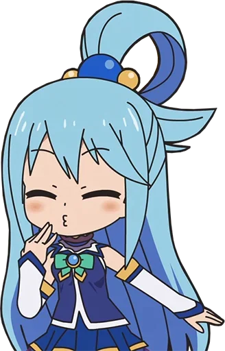 Стикер из набора Isekai Quartet - @Otakuzdream для Телеграм: Статические 😙