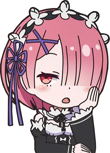 Стикер из набора Isekai Quartet - @Otakuzdream для Телеграм: Статические 😒
