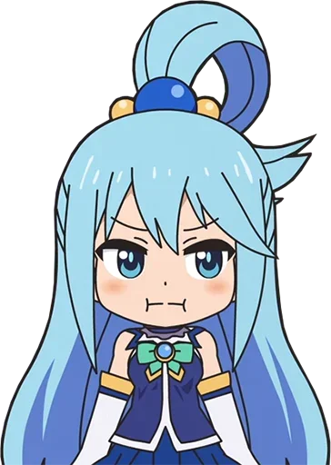 Стикер из набора Isekai Quartet - @Otakuzdream для Телеграм: Статические 😐