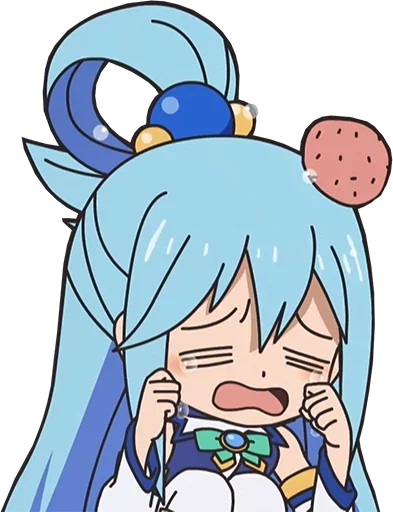 Стикер из набора Isekai Quartet - @Otakuzdream для Телеграм: Статические 😰