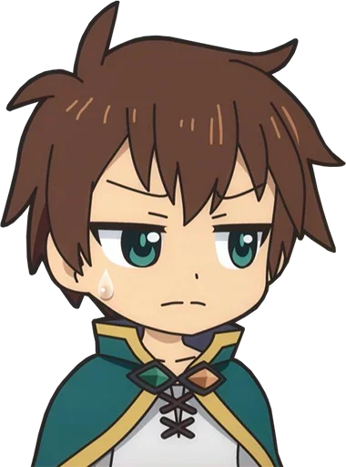 Стикер из набора Isekai Quartet - @Otakuzdream для Телеграм: Статические 😒