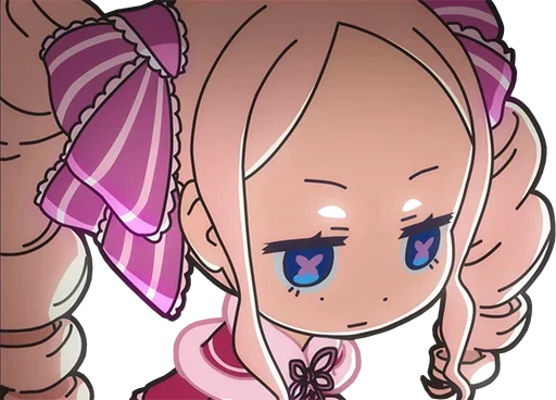 Стикер из набора Isekai Quartet - @Otakuzdream для Телеграм: Статические 😐