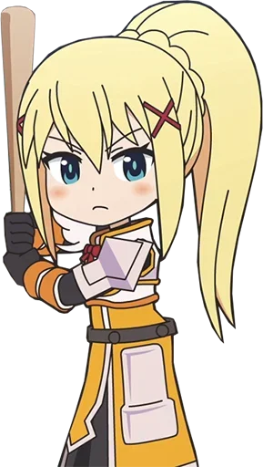 Стикер из набора Isekai Quartet - @Otakuzdream для Телеграм: Статические 🏏