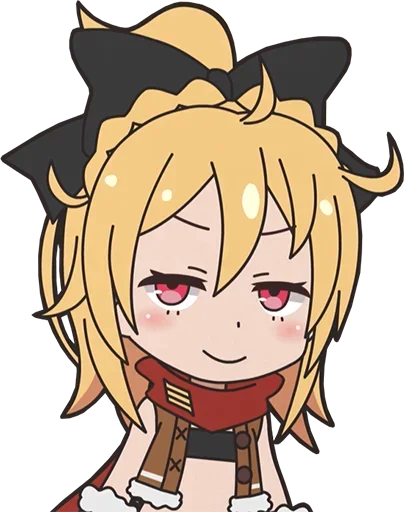 Стикер из набора Isekai Quartet - @Otakuzdream для Телеграм: Статические 😏
