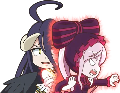 Стикер из набора Isekai Quartet - @Otakuzdream для Телеграм: Статические 😈