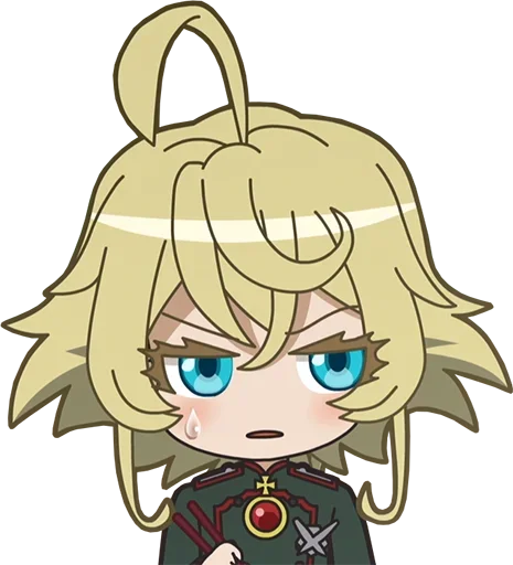 Стикер из набора Isekai Quartet - @Otakuzdream для Телеграм: Статические 😪