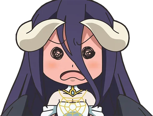 Стикер из набора Isekai Quartet - @Otakuzdream для Телеграм: Статические 😳