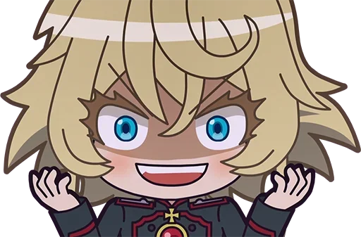 Стикер из набора Isekai Quartet - @Otakuzdream для Телеграм: Статические 😈