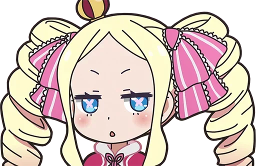 Стикер из набора Isekai Quartet - @Otakuzdream для Телеграм: Статические 😕