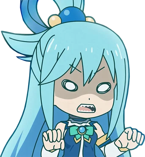 Стикер из набора Isekai Quartet - @Otakuzdream для Телеграм: Статические 🤬