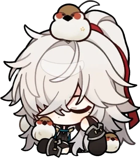 Стикер из набора Honkai:SR by @imweakk :: @fStikBot для Телеграм: Статические 🌟