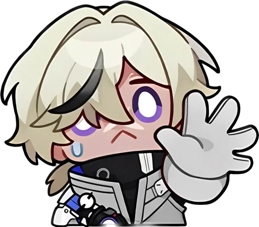 Стикер из набора Honkai:SR by @imweakk :: @fStikBot для Телеграм: Статические 🌟
