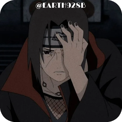 Стикер из набора Itachi Uchiha • @Earth928B для Телеграм: Статические 📖