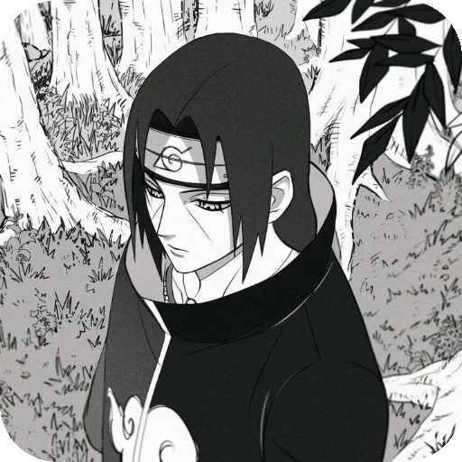 Стикер из набора Itachi Uchiha • @Earth928B для Телеграм: Статические 👍