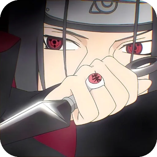 Стикер из набора Itachi Uchiha • @Earth928B для Телеграм: Статические 🤘