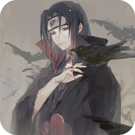 Стикер из набора Itachi Uchiha • @Earth928B для Телеграм: Статические 🎨
