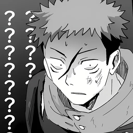 Стикер из набора Yuji Itadori | @Toji_sama для Телеграм: Статические ⚫️