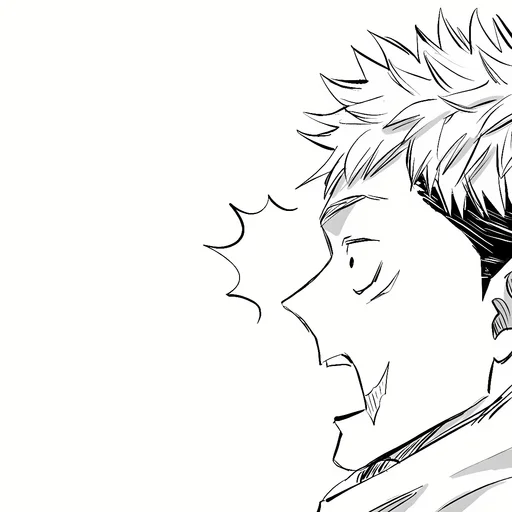 Стикер из набора Yuji Itadori | @Toji_sama для Телеграм: Статические ⚫️