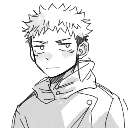 Стикер из набора Yuji Itadori | @Toji_sama для Телеграм: Статические ⚫️
