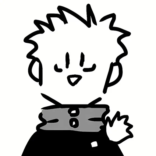 Стикер из набора Yuji Itadori | @Toji_sama для Телеграм: Статические ⚫️