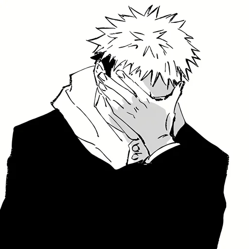 Стикер из набора Yuji Itadori | @Toji_sama для Телеграм: Статические ⚫️
