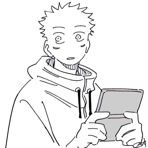 Стикер из набора Yuji Itadori | @Toji_sama для Телеграм: Статические ⚫️