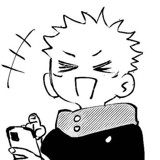 Стикер из набора Yuji Itadori | @Toji_sama для Телеграм: Статические ⚫️