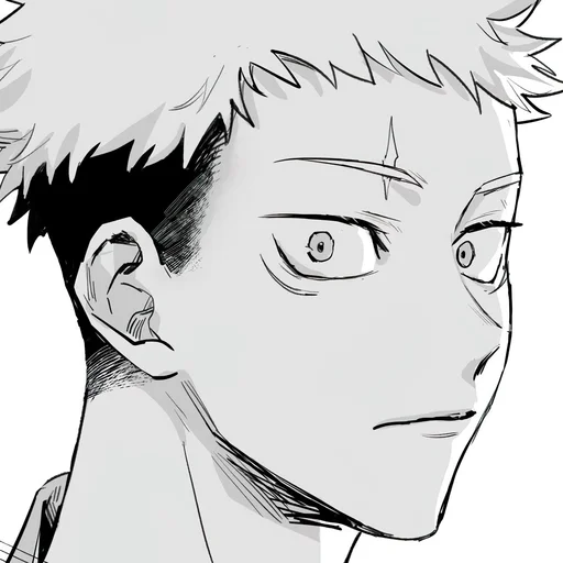 Стикер из набора Yuji Itadori | @Toji_sama для Телеграм: Статические ⚫️