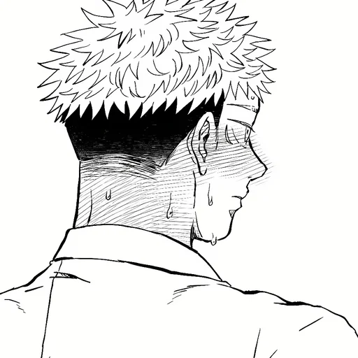 Стикер из набора Yuji Itadori | @Toji_sama для Телеграм: Статические ⚫️