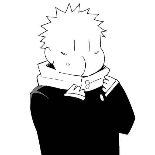 Стикер из набора Yuji Itadori | @Toji_sama для Телеграм: Статические ⚫️