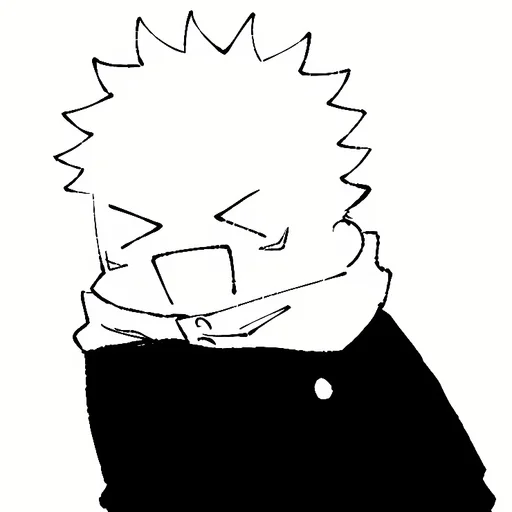 Стикер из набора Yuji Itadori | @Toji_sama для Телеграм: Статические ⚫️