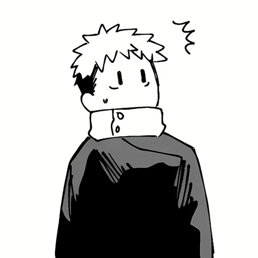 Стикер из набора Yuji Itadori | @Toji_sama для Телеграм: Статические ⚫️