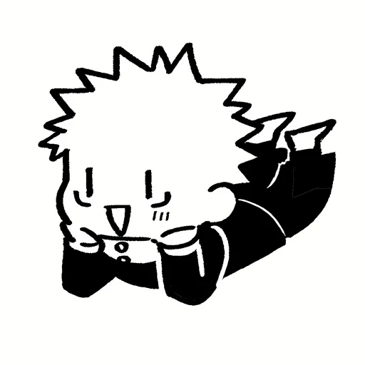 Стикер из набора Yuji Itadori | @Toji_sama для Телеграм: Статические ⚫️