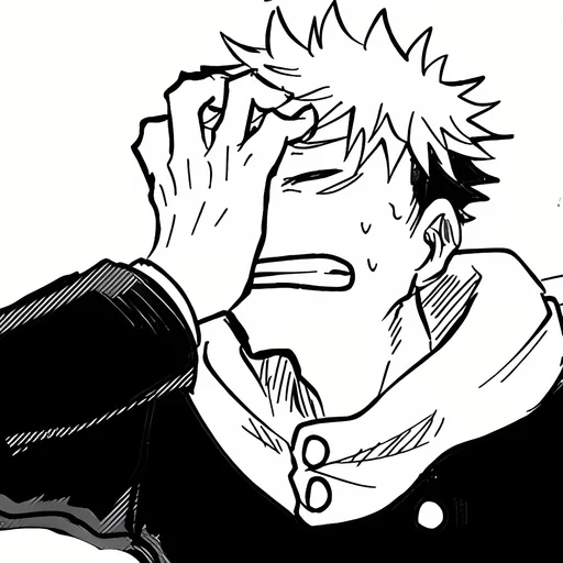 Стикер из набора Yuji Itadori | @Toji_sama для Телеграм: Статические ⚫️