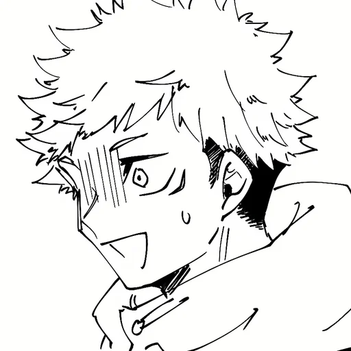 Стикер из набора Yuji Itadori | @Toji_sama для Телеграм: Статические ⚫️