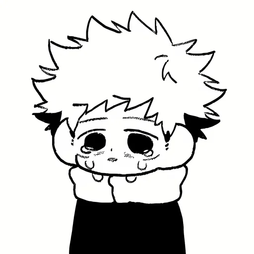 Стикер из набора Yuji Itadori | @Toji_sama для Телеграм: Статические ⚫️