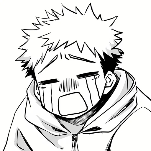 Стикер из набора Yuji Itadori | @Toji_sama для Телеграм: Статические ⚫️