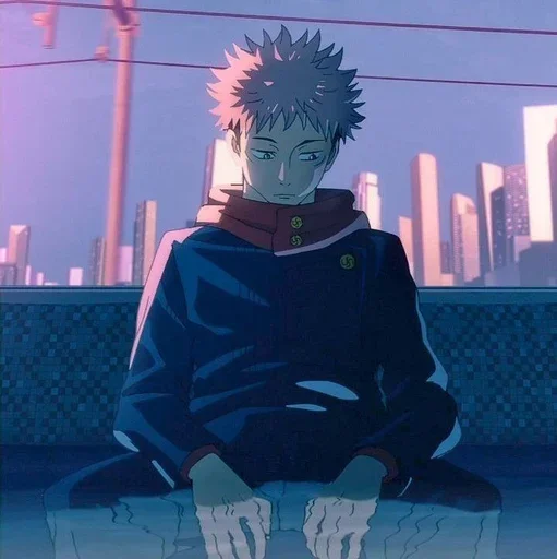 Стикер из набора Itadori anime by @mikuStcikers для Телеграм: Статические 🧧
