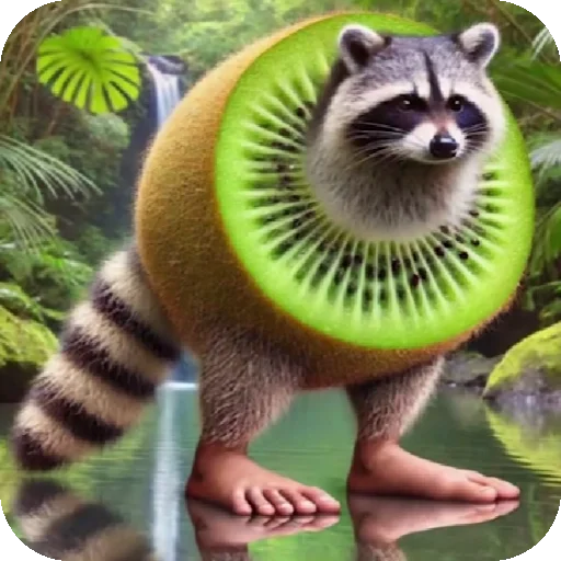 Стикер из набора Italian animals для Телеграм: Статические 🦝